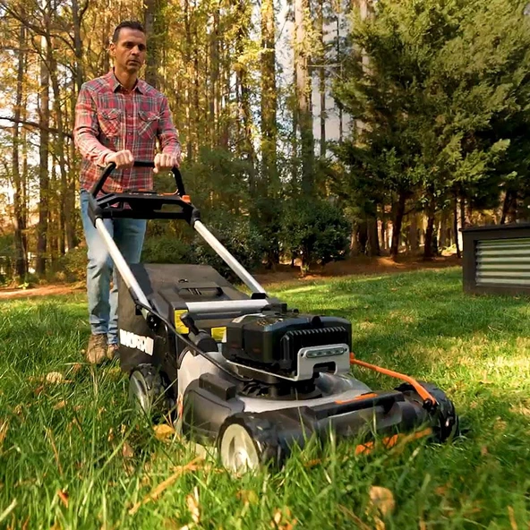 WORX WG761E 80Volt 4.0Ah. Li-ion 51cm Profesyonel Kömürsüz Şarjlı Çim Biçme - 6