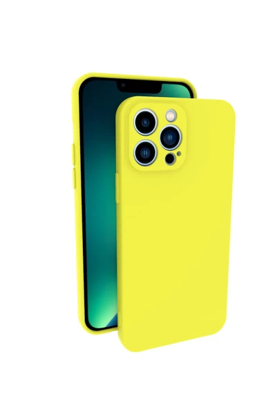 iPhone 14 Pro Max Kılıf Kamera Korumalı Silikon Rubber Arka Kapak - Resim 9