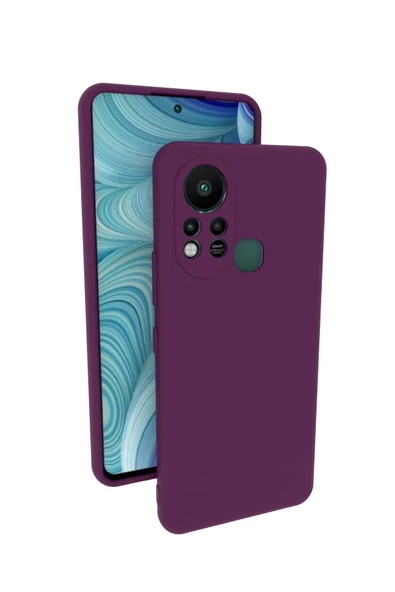 Infinix Hot 11s Kılıf Kamera Korumalı Silikon Rubber Arka Kapak - 5