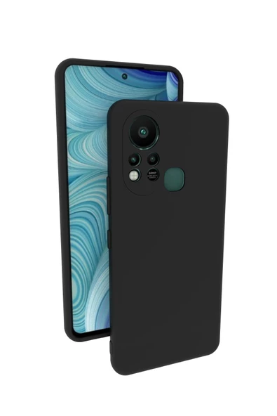 Infinix Hot 11s Kılıf Kamera Korumalı Silikon Rubber Arka Kapak - 6
