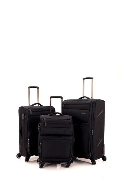 Mçs Lüx Kumaş Valiz Seti V117