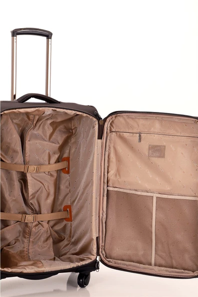 Mçs Lüx Kumaş Valiz Seti V117 - 12