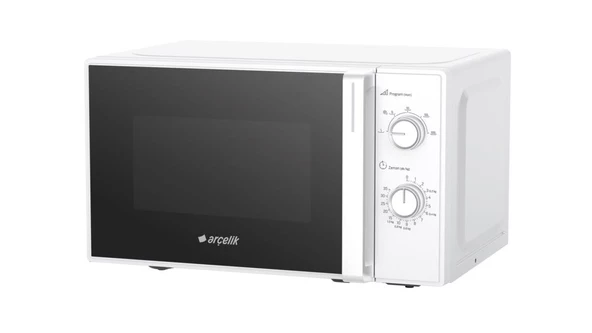 Arçelik Md 201 B Beyaz 20 Lt Mikrodalga Fırın