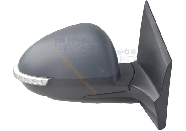 Chevrolet Aveo Dikiz Aynası Sağ Sinyalli 2012-2014