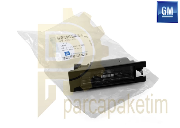 Opel Corsa D Plaka Lambası [Orijinal GM]