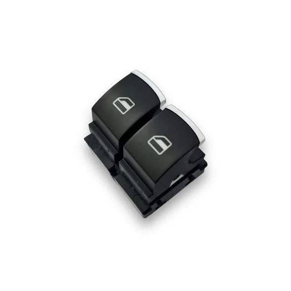 VW Amarok 2010-2016 Sol Kapı Cam Düğmesi Çiftli Kromlu 5K3959857B ürün görseli