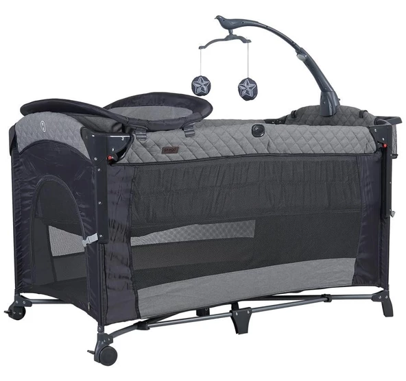 Prego Miami Premium Oyun Parkı (70X120 cm) / GRİ