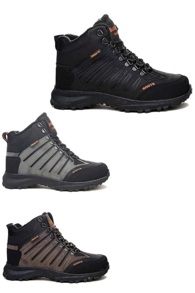 Potinonline Dkrs.116 Unisex İçi Polarlı Fermuarlı Kısa Outdoor Bot