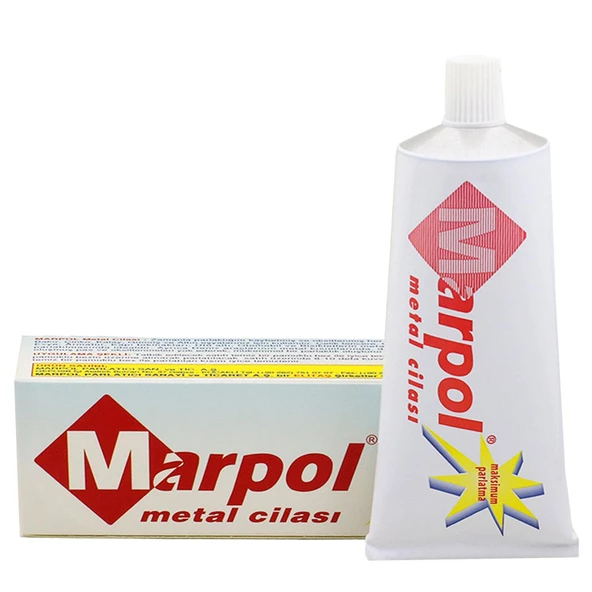 Marpol Tüp Metal Parlatma Cilası 200 Gr Pasta Cila Otomotiv Parlatıcı - 5