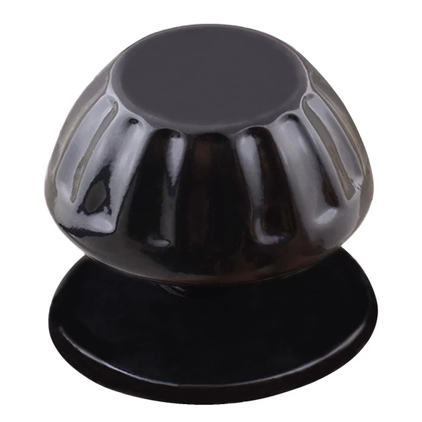 Papatya Kapı Tokmağı Kapı Topuzu Babası Kolu Siyah Metal Tokmak (10 ADET) - Resim 2