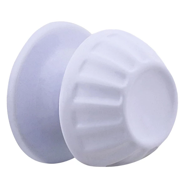 Papatya Kapı Tokmağı Kapı Topuzu Babası Kolu Beyaz Metal Tokmak (10 ADET) - Resim 7