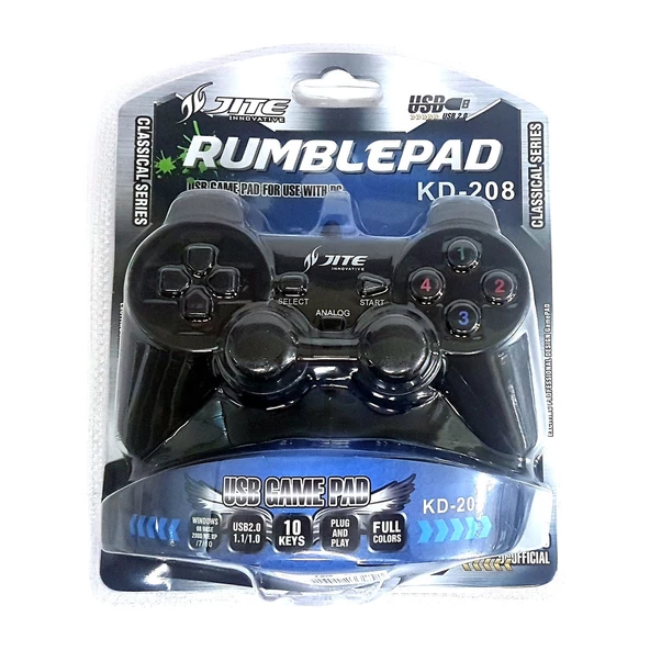 POWERMASTER PM-17172 USB GAME PAD JOYSTICK TİTREŞİMLİ ANALOG OYUN KOLU - 3