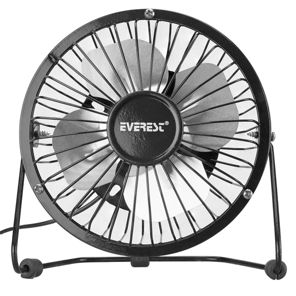 EFN-482 MASAUSTU METAL SİYAH FAN EVEREST