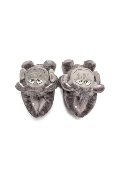 Unisex Hayvanlı Panduf - Maymunlu Ev Içi Yeni Sezon Panduf Funny Monkey - 3