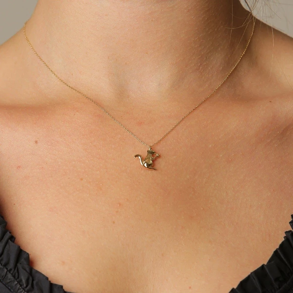 Gold Mini Sincap Kolye