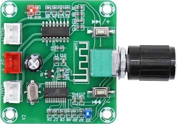 XH-A158 Bluetooth 5.0 Kablosuz Hoparlör Amplifikatör Kartı Dıy 5W * 2 PAM8403 - 2