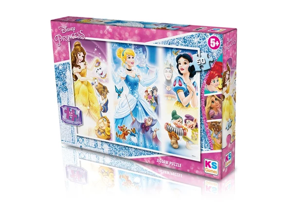 Disney Princess (Prensess) Kutulu Puzzle/Yapboz 50'parça