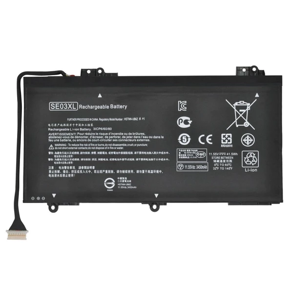 Retro Hp Pavilion 14-aL, 14-aL000, 14-aL100, SE03XL Notebook Bataryası - 3