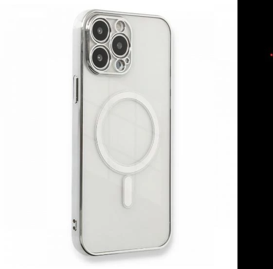 İphone 14 Pro Magsafe Uyumlu Parlak Lazer Kapak - Resim 12