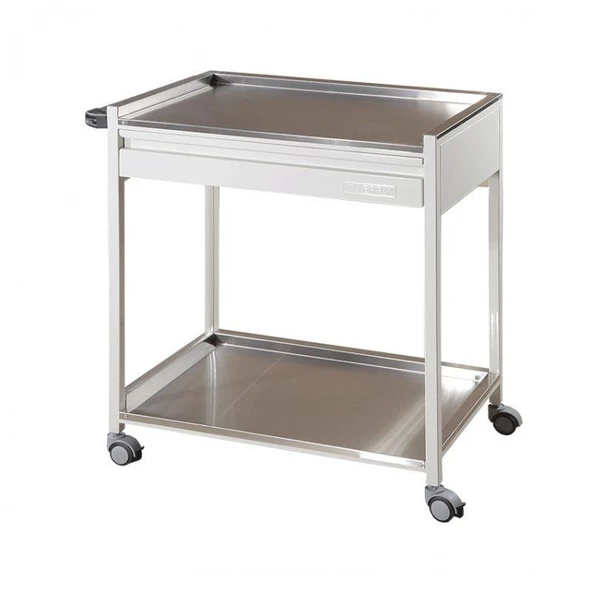 Paslanmaz Çelik Alt ve Üst Tezgah Cihaz ve Pansuman Arabası ürün görseli