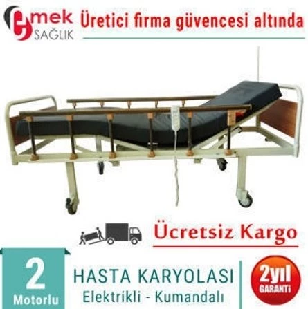 Ev Tipi Hasta Karyola İki Motorlu ürün görseli