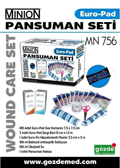 Pansuman Seti Cerrahi Malzeme Cerrahi Set