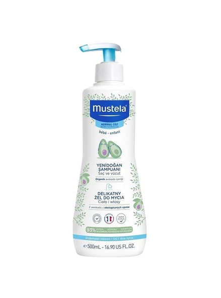 Mustela Gentle Cleansing Gel Yenidoğan Şampuanı 500 ml