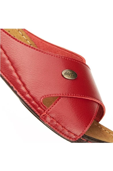 Muya Misty 31122-005 Anatomik Taban Kadın Terlik Kırmızı 36-40 - 4