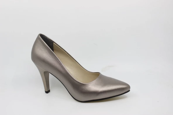Zerhan CCV300 Kadın Platin Renk Stiletto - 2
