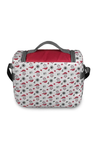 Bye Bye Yummy Okul Öncesi Kreş Çocuk El ve Omuz Termo Beslenme Çantası-Korsan - 4