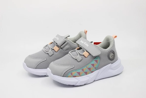 Jump 27218 Gri Kız Çocuk Spor Ayakkabı - 3