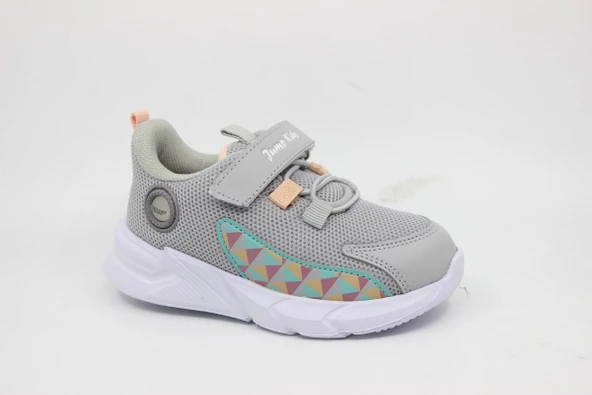 Jump 27218 Gri Kız Çocuk Spor Ayakkabı - 4