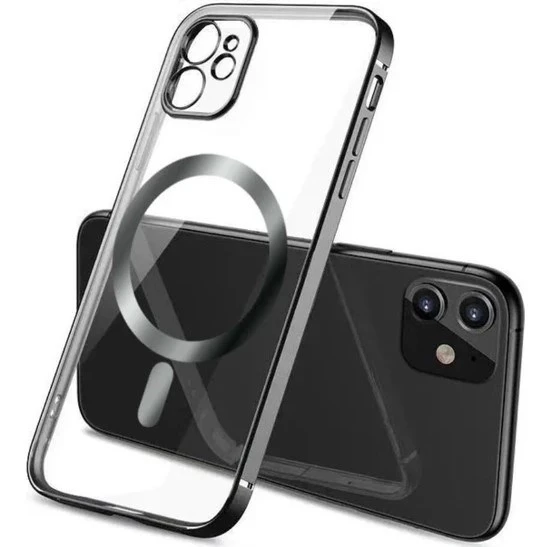 Logis İphone 11 Kamera Korumalı Magsafe Kablosuz Şarj Uyumlu Renkli Şeffaf Kılıf - 2