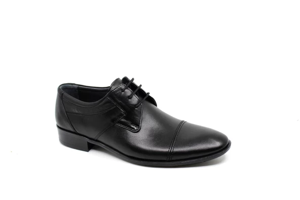 Erkek Bağcıklı Hakiki Deri Hazır Taban Ayakkabı 55 - Resim 2