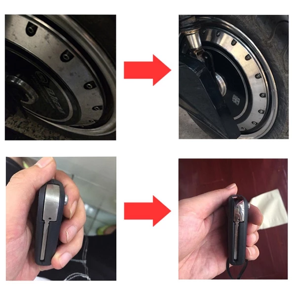 Metal Parlatma Cilası Pasta Cila Otomotiv Polisaj Jant Parlatıcı 200 Gr (3'Lü SET) - 7