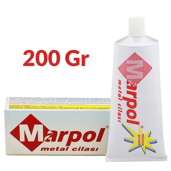 Metal Parlatma Cilası Pasta Cila Otomotiv Polisaj Jant Parlatıcı 200 Gr (3'Lü SET) - 5
