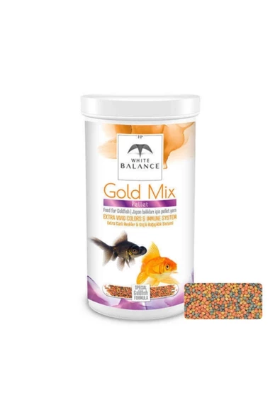 White Balance Japon Balığı Yemi Gold Mix Pellets 250 ml