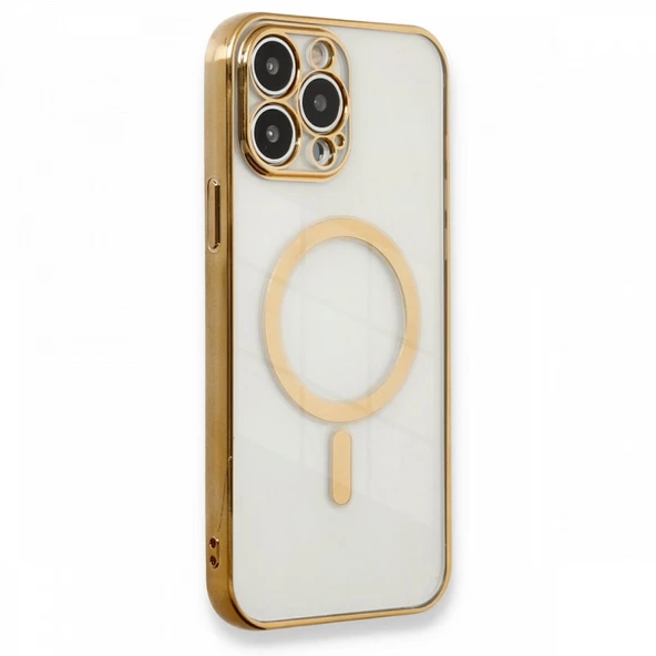 Logis İphone 13 Pro Max Kamera Korumalı Magsafe Kablosuz Şarj Uyumlu Renkli Şeffaf Kılıf - 2
