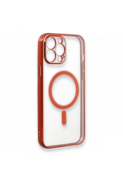 Logis İphone 13 Pro Kamera Korumalı Magsafe Kablosuz Şarj Uyumlu Renkli Şeffaf Kılıf