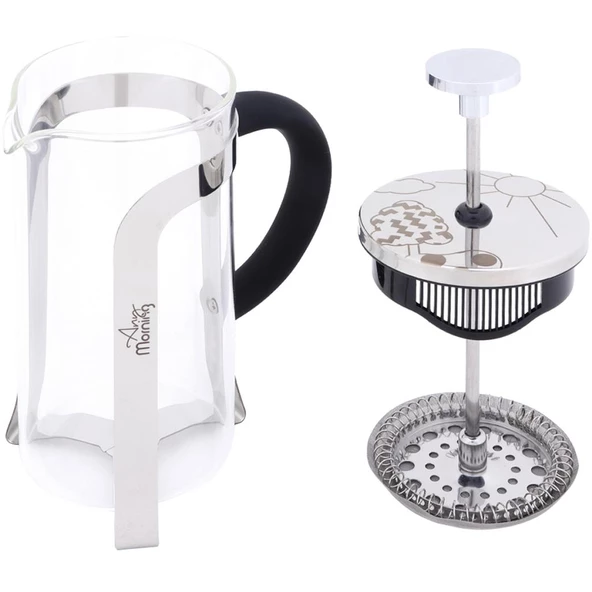 Any Morning FY450 Kahve ve Bitki Çayı için French Press 600 ML - 7