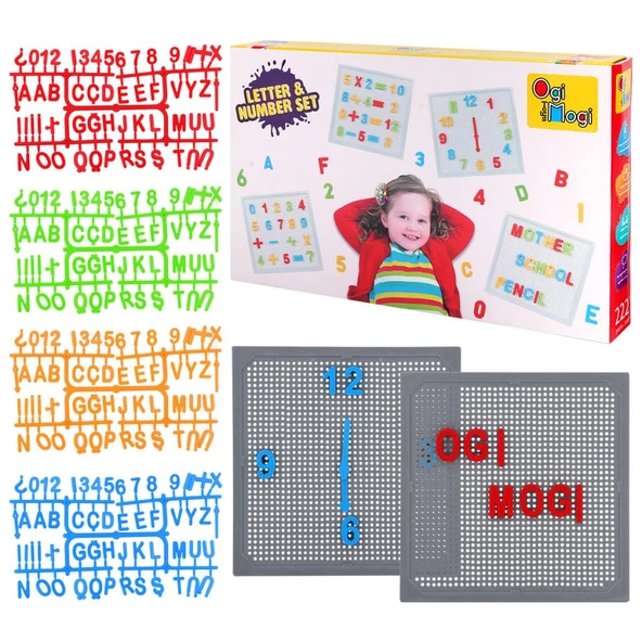 Ogi Mogi Toys Harf Ve Rakam Seti 220 Parça