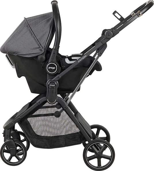 Prego Arteon Travel Sistem Bebek Arabası Gri - 7