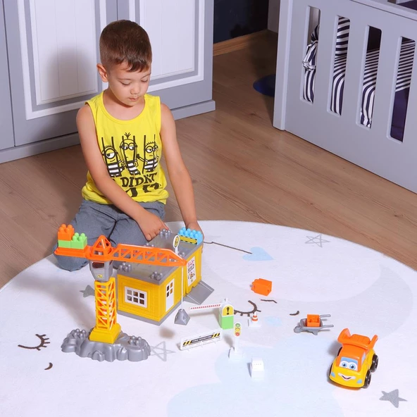 Ogi Mogi Toys İnşaat Bloklar ve Vinç 44 Parça - 10
