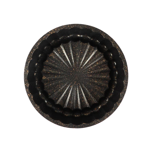 Serenk Fun Cooking Papatya Alüminyum Döküm Granit Kaplama Tart Kalıbı 28 cm Sarı - 3