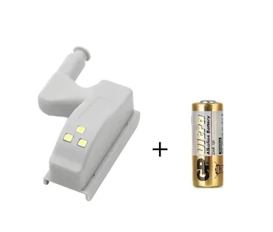 Dolap Içi Sensörlü Menteşe Lambası Led Aydınlatma (Pilleri Dahil) - 2