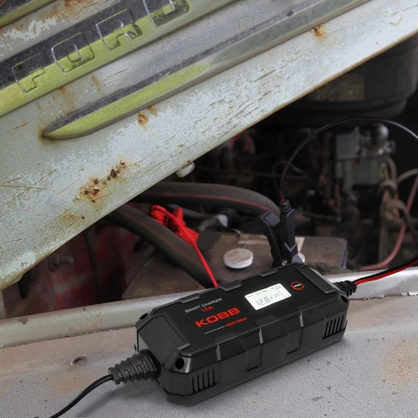 Kobb Kbs15000 6V/12V/24V 300A Akıllı Dijital Akü Şarj Ve Akü Bakım/Desülfatör - 5