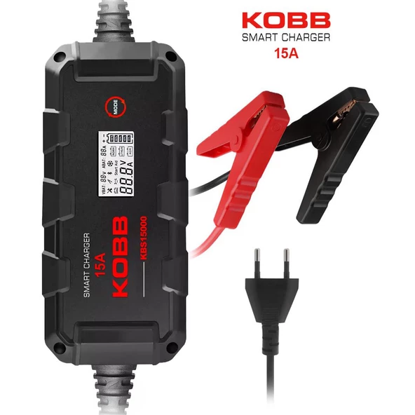 Kobb Kbs15000 6V/12V/24V 300A Akıllı Dijital Akü Şarj Ve Akü Bakım/Desülfatör - 2