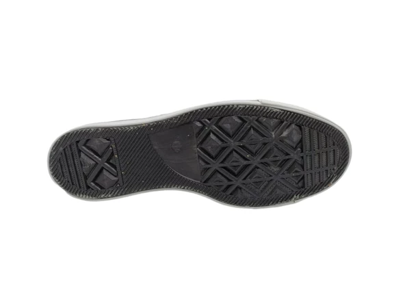 Uniseks Beyaz Bağcıklı Keten Ayakkabı - Resim 5