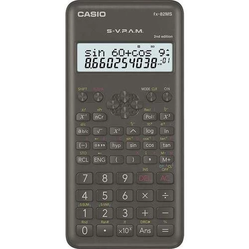 Casio FX-82MS 2. Versiyon 240 Fonksiyon Bilimsel Hesap Makinesi