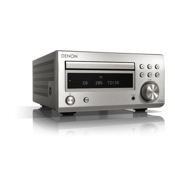 Denon Rcd M 41 Micro Hifi Cd&Bluetooth Receiver Silver - 2
